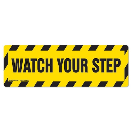 Watch Your Step 2 18in Non-Slip Floor Marker, 12PK